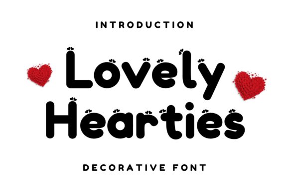 Beautifully Bold Font: Lovely Hearties