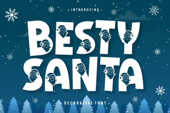 Besty Santa: Festive Font for Bold Campaigns