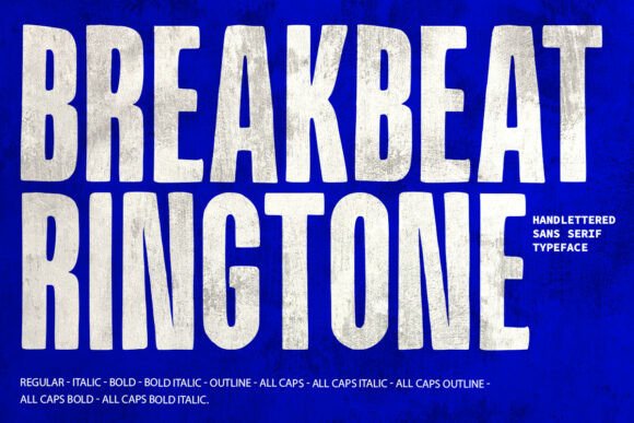 Breakbeat Ringtone: A Bold Sans Serif for Editorial Design