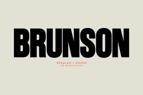 Brunson Font: A Bold Sans Serif for Modern Web Design