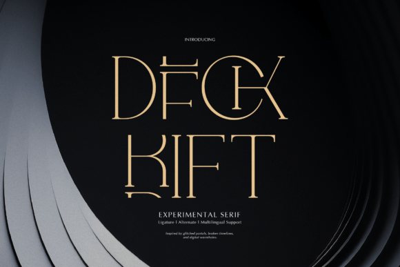 Deck Rift: A Font for Business Brilliance