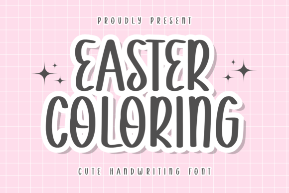Easter Coloring: The Festive Sans Serif Font for Campaigns