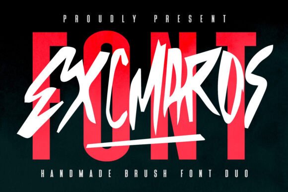 Excmaros: A Bold Typeface for Urban Branding
