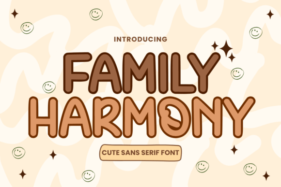 Family Harmony Font for Creative Projects