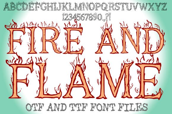Fire and Flame Font Review