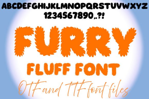 Furry Fluff: A Bold Typeface for Playful Brand Identity