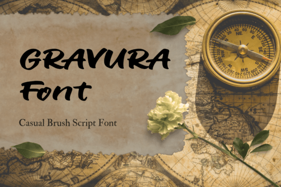 Gravura: A Bold Script Font for Memorable Branding