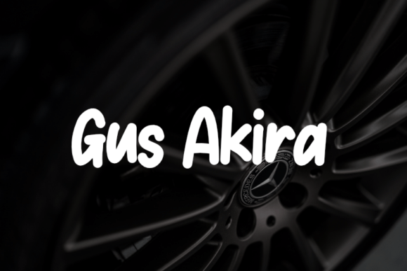 Gus Akira: The Script Font That Stops the Scroll