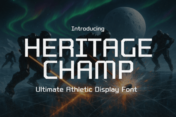 Heritage Champ: The Bold Typeface for Strong Branding
