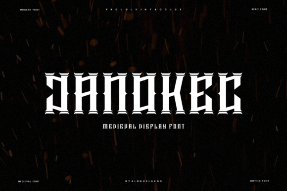 Janokec: A Bold Blackletter Typeface for Modern Web Design