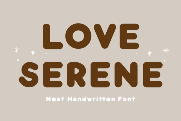 Love Serene: A Handwritten Font for Calm Branding