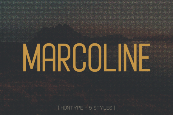 Marcoline: The Modern Sans Serif Typeface for Bold Branding