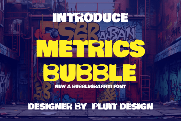 Metrics Bubble: The Bold Display Font for Viral Campaigns