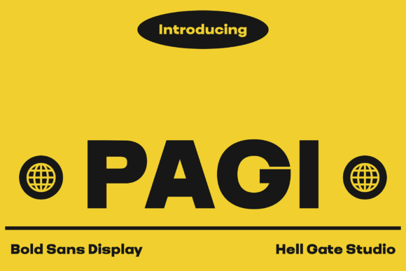 Pagi: A Bold Sans Serif Font