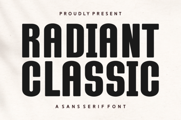 Radiant Classic: A Font for Business Brilliance