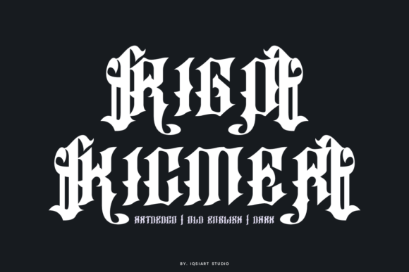 Rigo Kicmer: Bold Font for Business