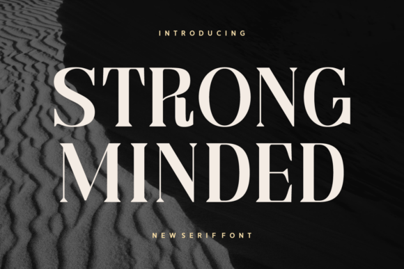 Strong Minded: A Bold Serif for Editorial Design