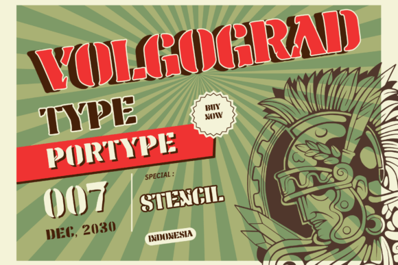 Volgograd Type: A Bold Typeface for Strong Brand Identity