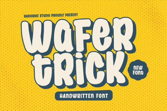 Wafer Trick Font: A Playful Typeface for Handmade Brands