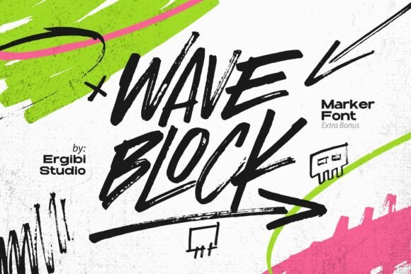 Wave Block: A Bold Typeface for Web Design