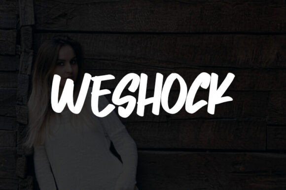 Weshock Font Review: A Bold Script for Fashion Brands
