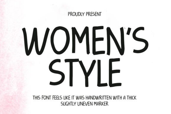 Womens Style Font: A Playful Web Design Review