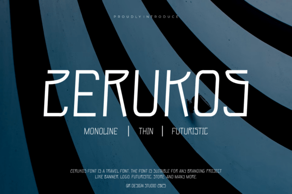 Zerukos: A Bold Sans Serif Typeface for Editorial Impact